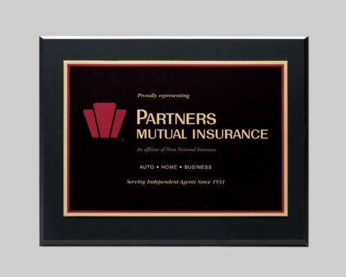 APS custom plaque design for Partners Mutual Insurance