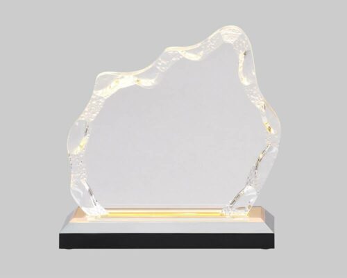 high end quality custom glass and crystal trophies from APS Iowa