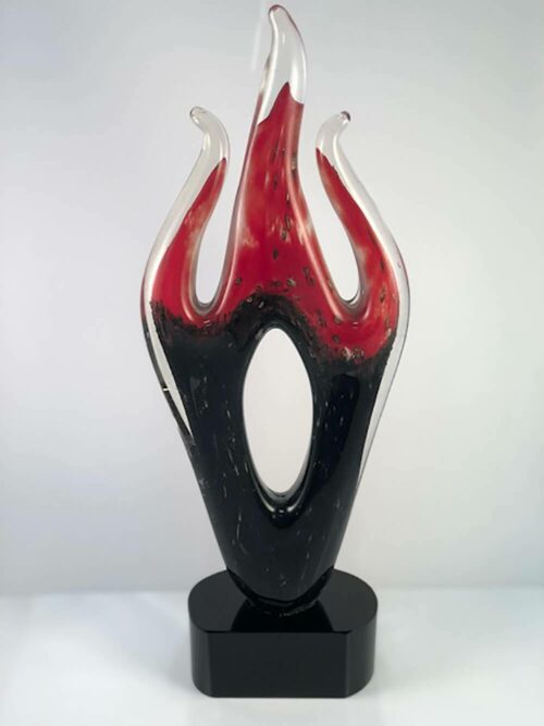 16" art glass award