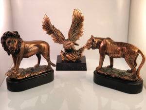 Bronze Animal Figurine options.